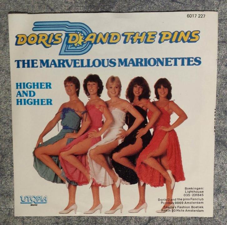 Vinyl Single: van Doris D and the pins 1981 [4758]  [CdViSi], Cd's en Dvd's, Vinyl Singles, Zo goed als nieuw, Single, Pop, 7 inch