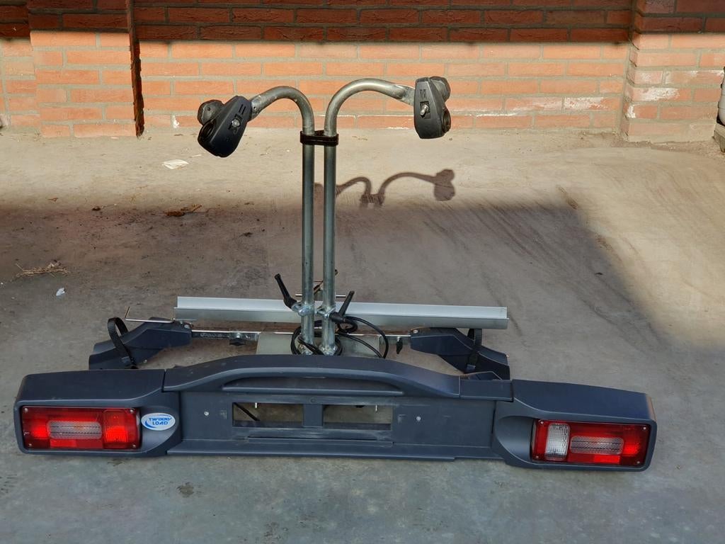 Fietsen drager Twinny Load, Ophalen, 2 fietsen, Zo goed als nieuw, Trekhaakdrager