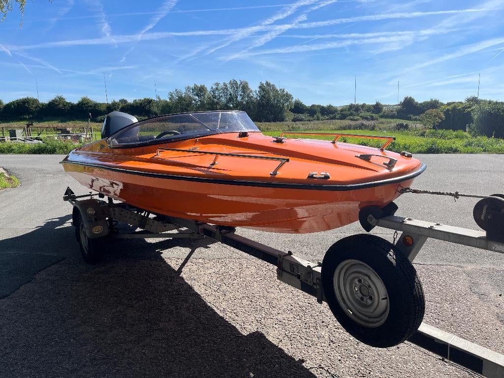 Shakespear Sportman met Yamaha 130 pk buitenboordmotor, Ophalen, Gebruikt, 120 tot 200 pk, 3 tot 6 meter