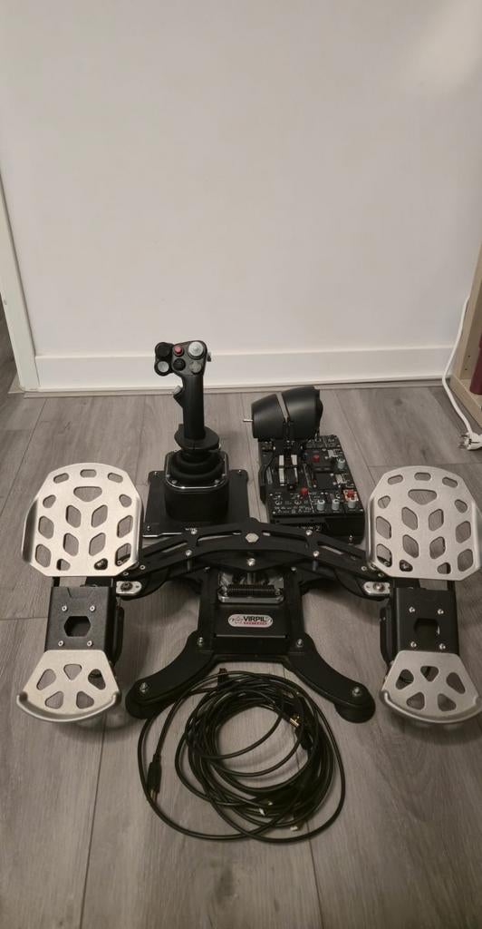 Flight simulator, Computers en Software, Joysticks, Zo goed als nieuw, Ophalen