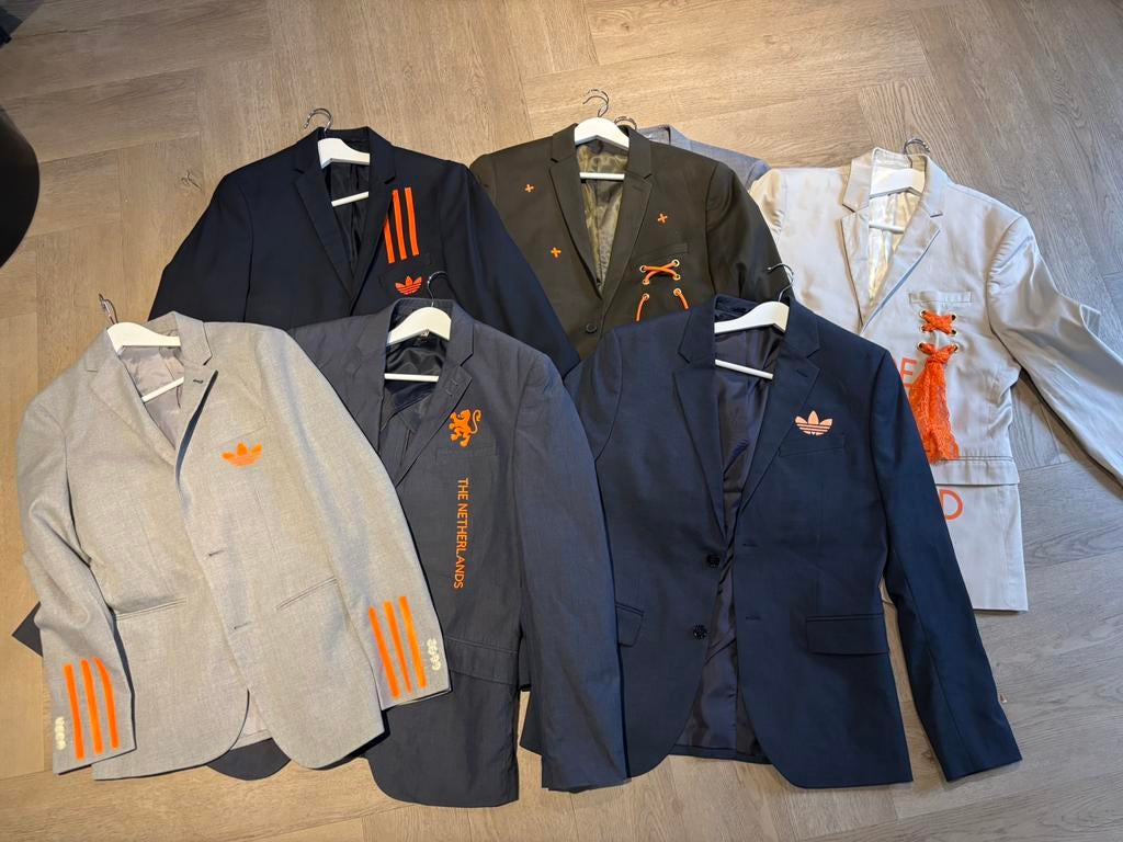 Koningsdag blazers, Kleding | Dames, Jasjes, Kostuums en Pakken, Ophalen of Verzenden, Zo goed als nieuw, Oranje