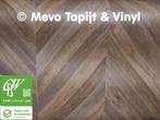 Vinyl parket met hongaarse punt, lengte 9 mtr, breedte 4 mtr, Bruin, 75 m² of meer, MeVo tapijt en vinyl, Nieuw