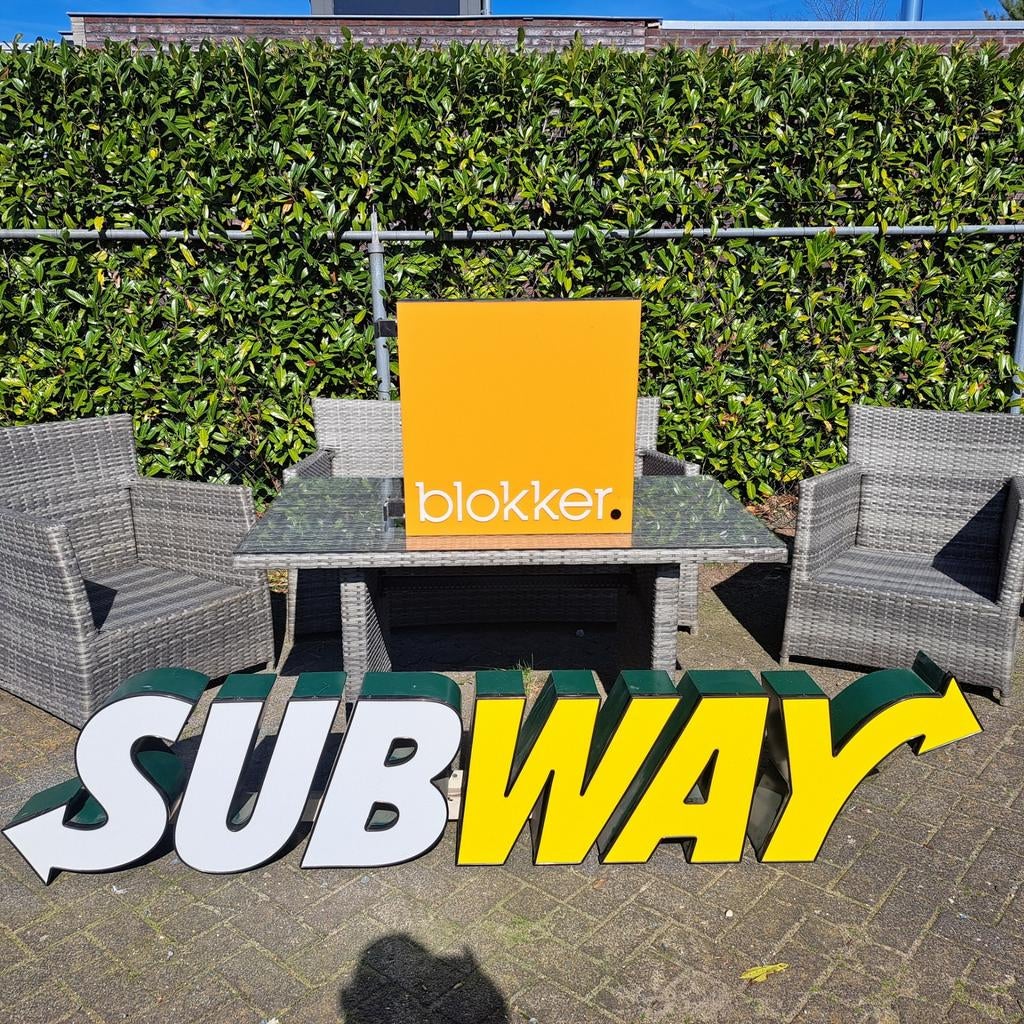 Blokker lichtbak, Ophalen, Gebruikt, Lichtbak of (neon) lamp