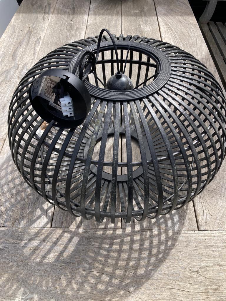 Lamp soort van riet, Ophalen, Gebruikt, Overige materialen, Minder dan 50 cm