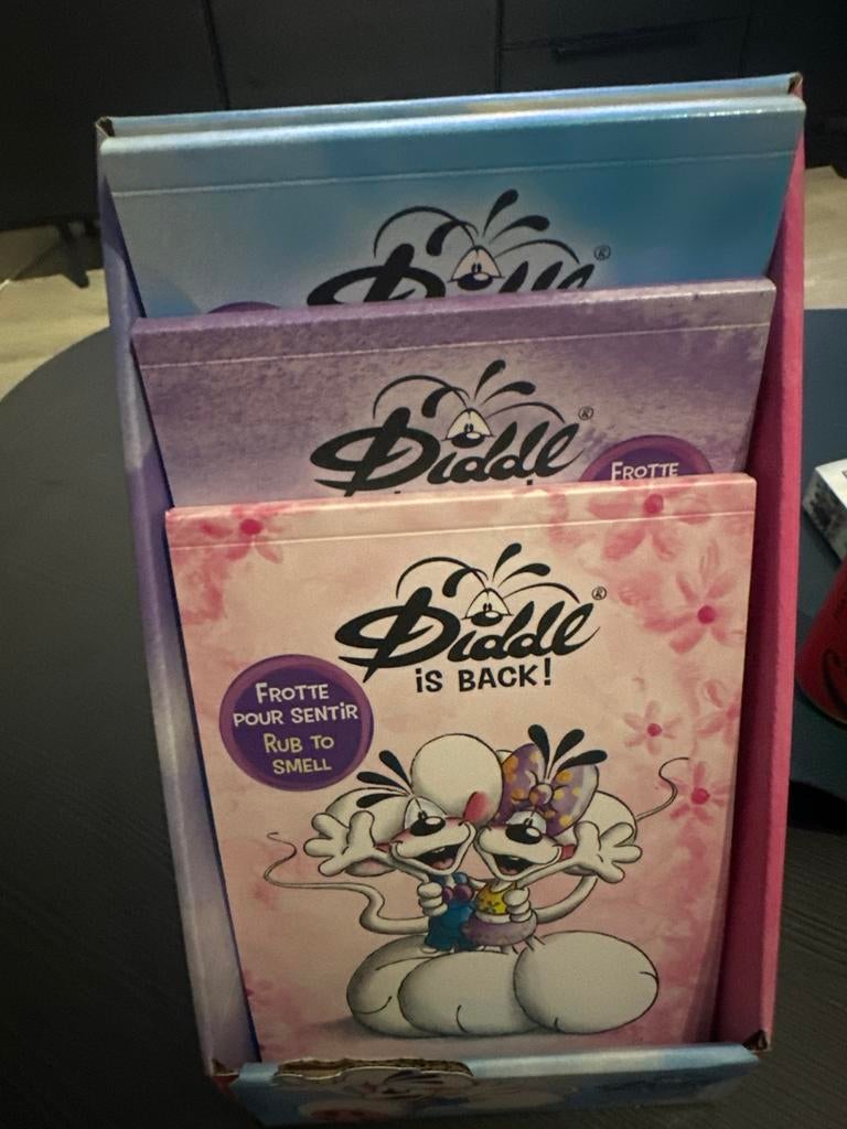 3 Diddl is Back schrijfblokken met houder - Nieuw, Ophalen of Verzenden, Diddl, Nieuw, Papier, Kaart of Schrift