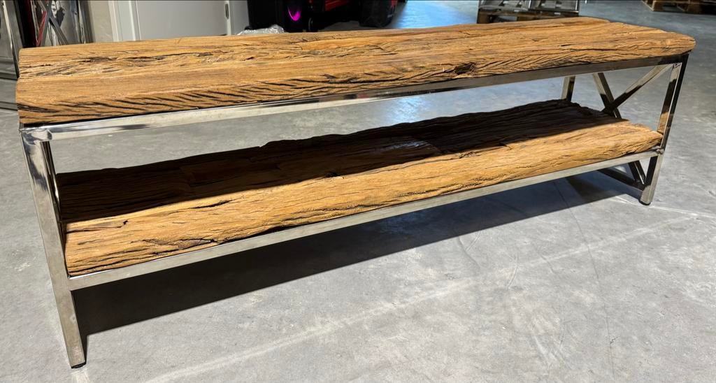 Richmond TV meubel - 160x40x50 cm, Huis en Inrichting, Kasten | Televisiemeubels, Gebruikt, 150 tot 200 cm, NVT, Minder dan 100 cm