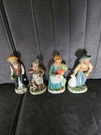 Vier mooie oude porseleinen beeldjes., Verzamelen, Ophalen, Zo goed als nieuw