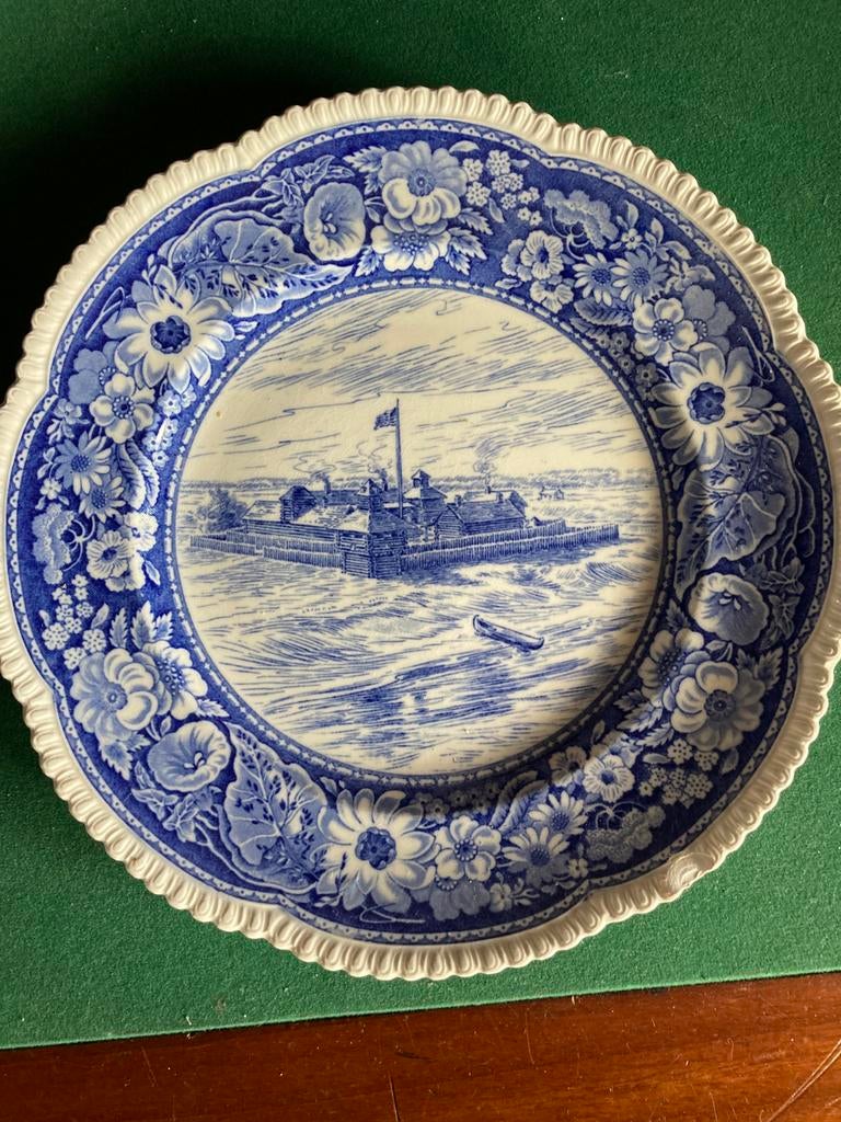 Royal Cauldon Fort Dearborn 1803-12 Sierbord, Antiek en Kunst, Ophalen of Verzenden