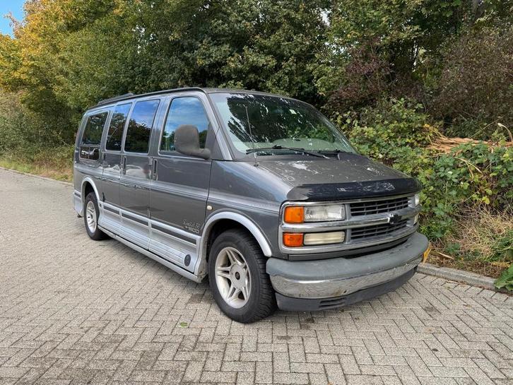 Chevrolet Chevy Van Express Limited SE 1998 zie tekst, Auto's, Bestelauto's, Particulier, Chevrolet, LPG, Automaat, Origineel Nederlands