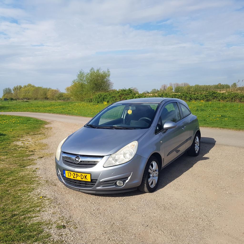 Opel Corsa 1.2 16V 3D WR 2008 Grijs, Auto's, Opel, Voorwielaandrijving, 40 €/maand, 1229 cc, Origineel Nederlands