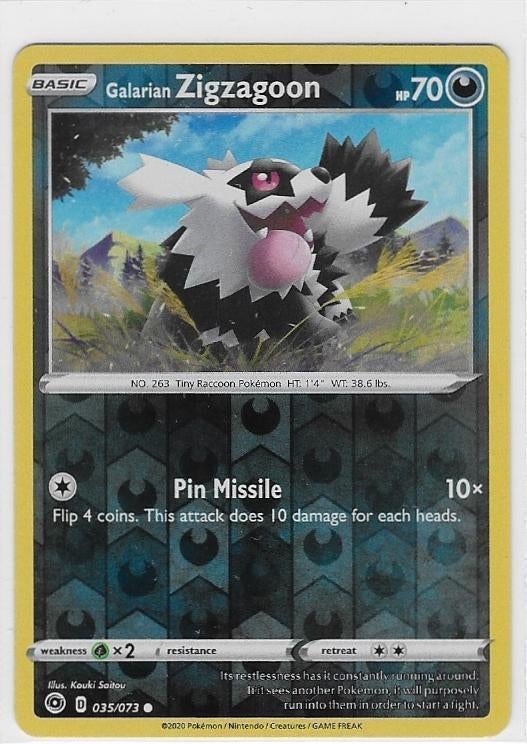 Champions Path,  Galarian Zigzagoon [reverse] 35/73, Verzenden, Nieuw, Losse kaart