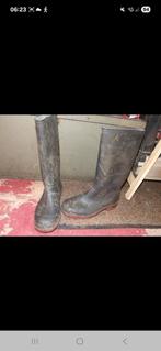 GEZOCHT Dunlop Hevea laarzen zwart rood maat 43 44 45, Zwart, Ophalen of Verzenden, Regenlaarzen, Dunlop