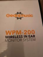 Gear4music WPM-200 Draadloos In-Ear Monitor Systeem Nieuw, Overige merken, Nieuw, Ophalen of Verzenden, Over oor (circumaural)