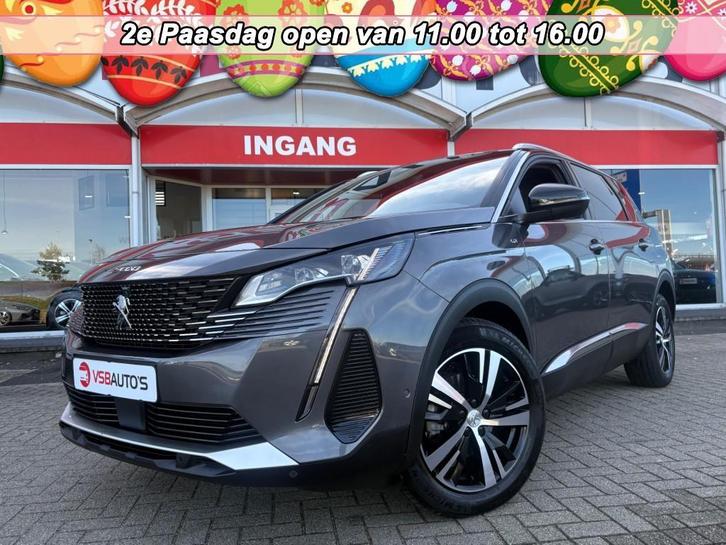 Peugeot 5008 1.2 PURETECH GT 7 PERSOONS AUT. 130PK LED NAVI, Auto's, Peugeot, Bedrijf, ABS, Adaptive Cruise Control, Airbags, Airconditioning