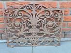 Antiek Frans gietijzer raamrooster Voetschraper muurornament, Ophalen of Verzenden, Gietijzer