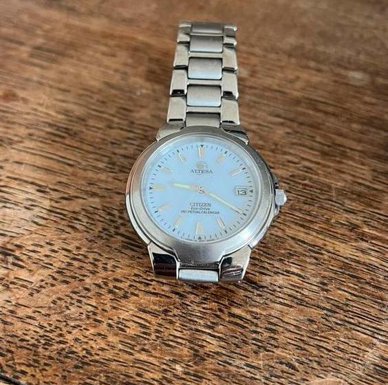 Citizen Attesa Eco-drive perpetual calender horloge, Ophalen of Verzenden, Zo goed als nieuw, Jongen of Meisje