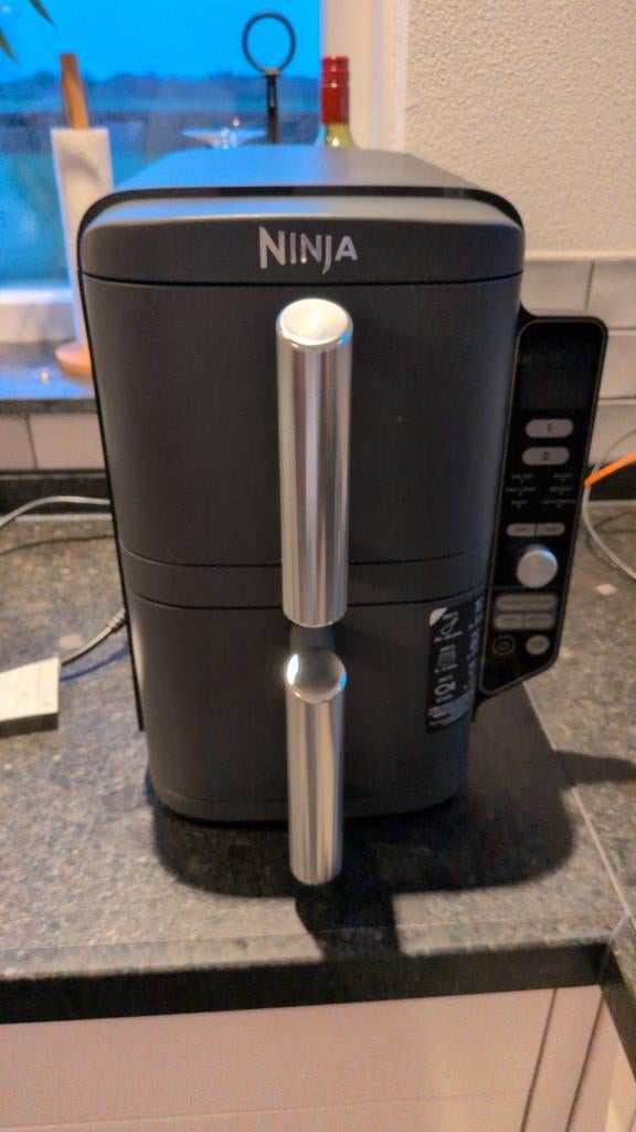 Ninja double stack XL airfryer, Ophalen, Zo goed als nieuw, Airfryer XL, 1500 gram of meer
