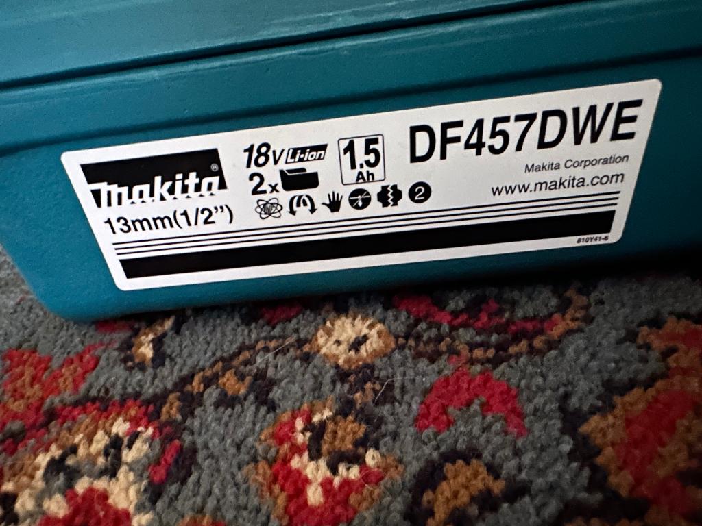 Makita boormachine, Ophalen, Gebruikt, Boormachine, Variabele snelheid