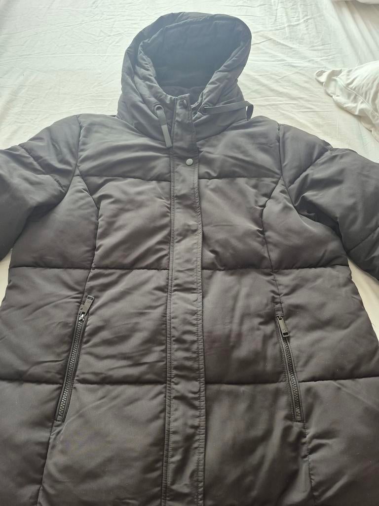 Mooie zwarte winterjas van Pescara, maat XL, Kleding | Dames, Jassen | Winter, Zwart, Maat 46/48 (XL) of groter, Pescara, Ophalen of Verzenden