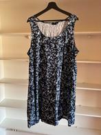 Zwart/wit /blauw gebloemde zizzi jurk maat XL/54, Ophalen of Verzenden, Zo goed als nieuw, Zwart, Jurk