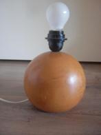 scandinavische houten design bol lamp, Vintage, Ophalen of Verzenden, Zo goed als nieuw, Minder dan 50 cm