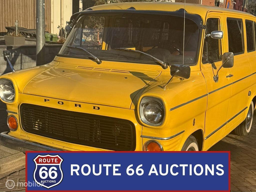 Ford Transit Bus | 1976 | Route 66 Auctions, Auto's, Oldtimers, Bedrijf, Te koop, Ford, Benzine, Overige carrosserieën, Handgeschakeld