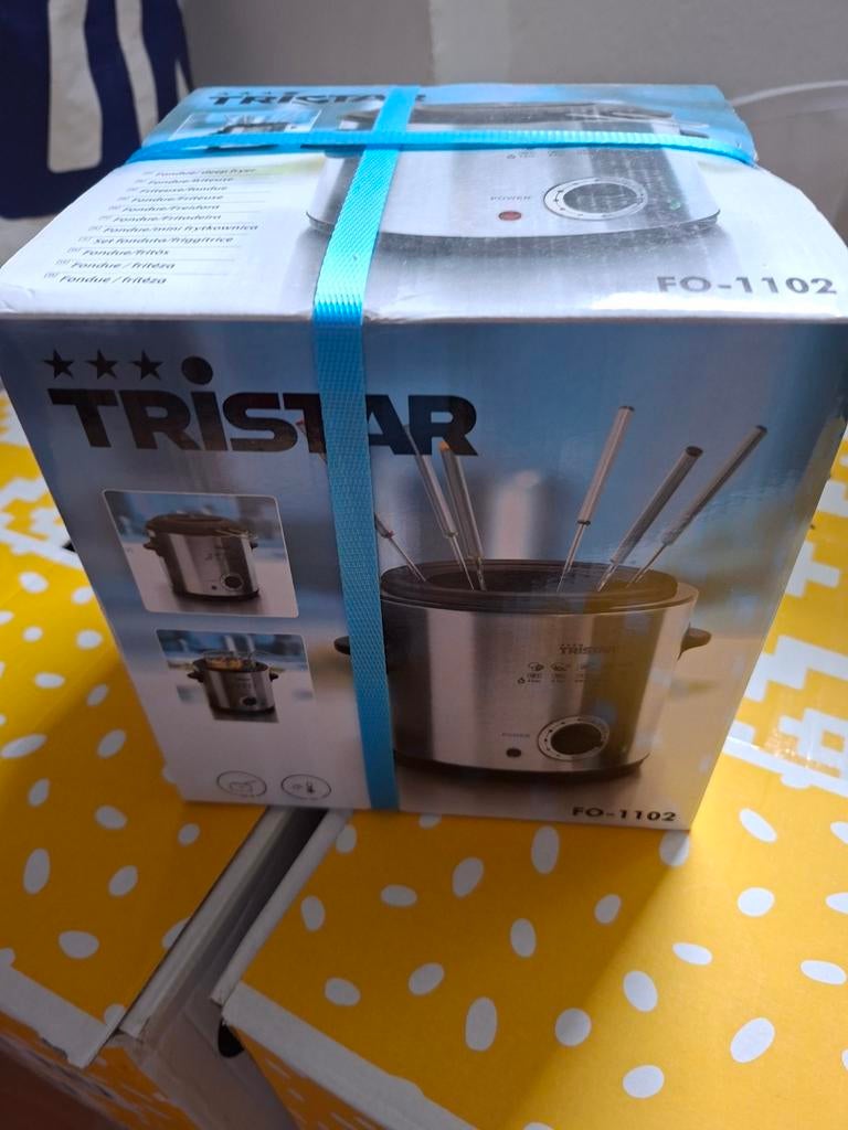 Tristar Fondue/Friteuse FO-1102 - Nieuw in doos, Ophalen of Verzenden, Nieuw, Elektrisch, Fondueset