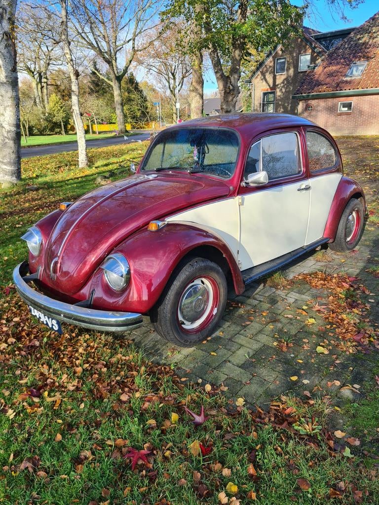 Volkswagen kever 1300, Achterwielaandrijving, Zwart, Volkswagen, Origineel Nederlands