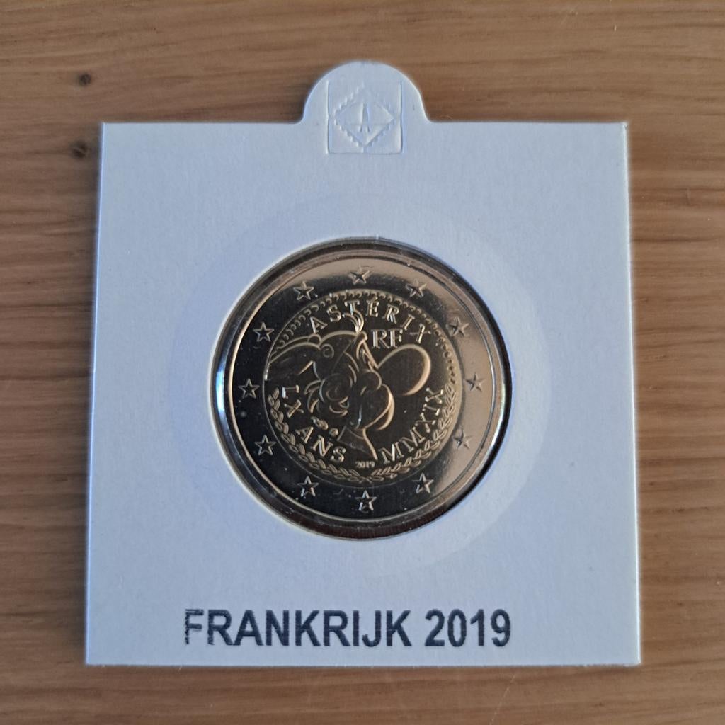 Frankrijk 2 euro munt 2019 Asterix unc, Ophalen of Verzenden, Frankrijk, 2 euro, Losse munt