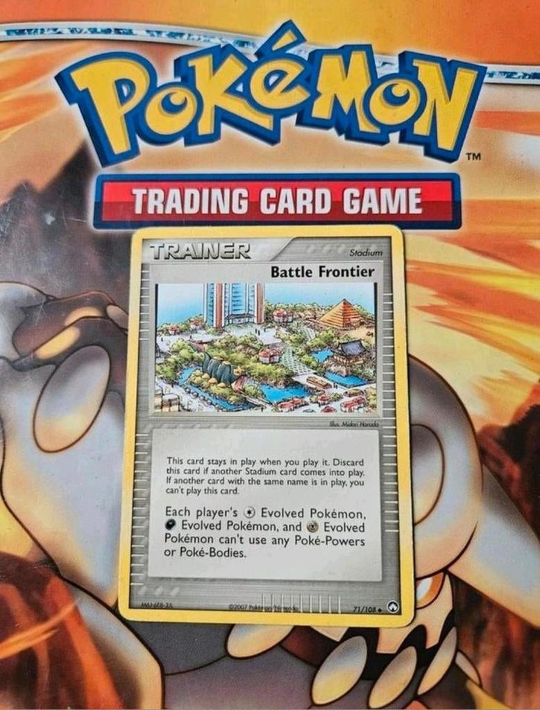 Battle Frontier 71/108 Ex Power Keepers pokemon kaart, Ophalen of Verzenden, Gebruikt, Losse kaart