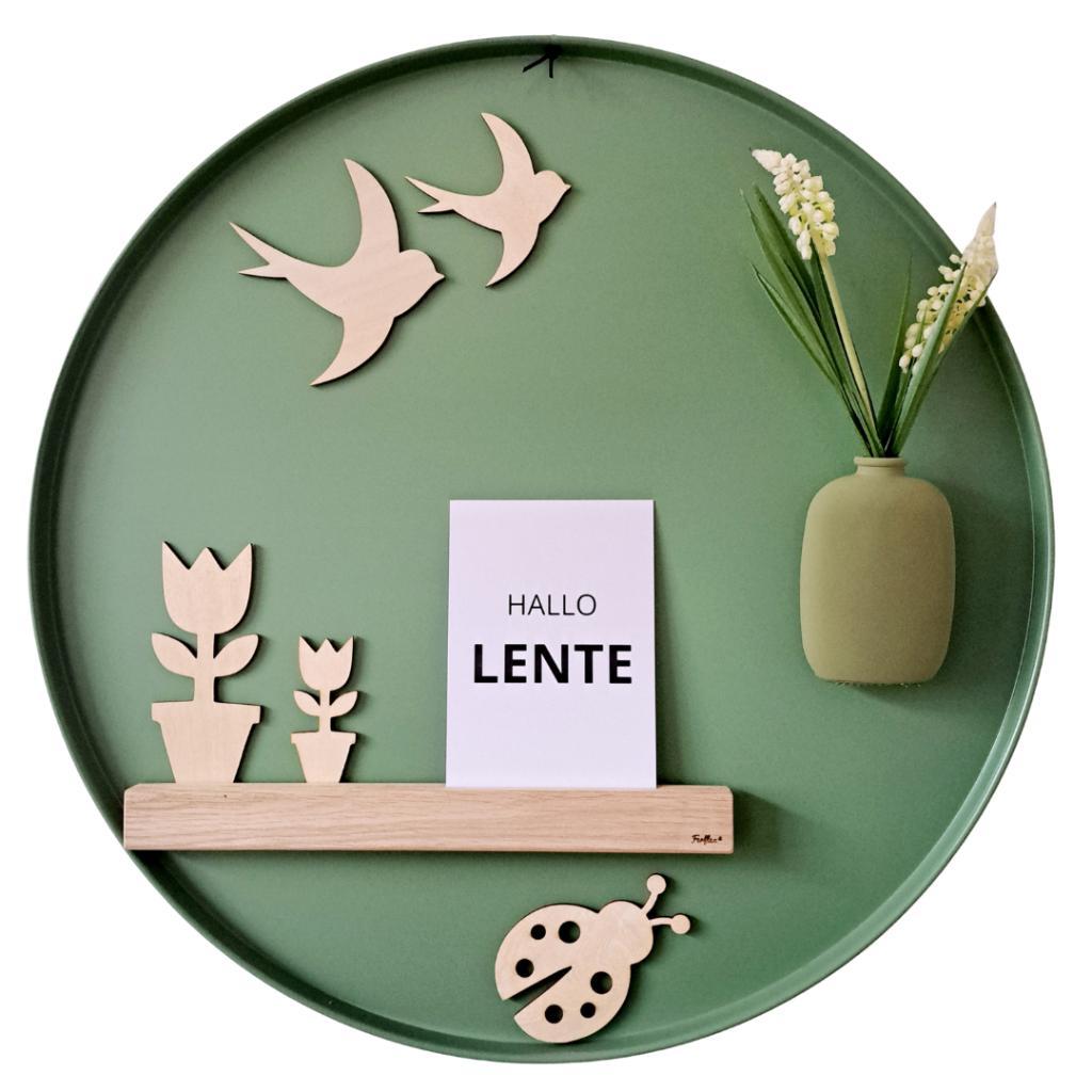 Magneetbord groen rond 50cm, Huis en Inrichting, Woonaccessoires | Memoborden, Nieuw, Magneetbord, Ophalen of Verzenden