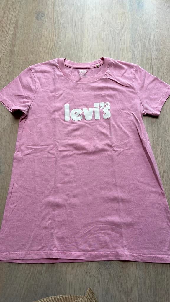 Roze Levi’s t-shirt maat xxs, Ophalen of Verzenden, Zo goed als nieuw, Korte mouw, Roze
