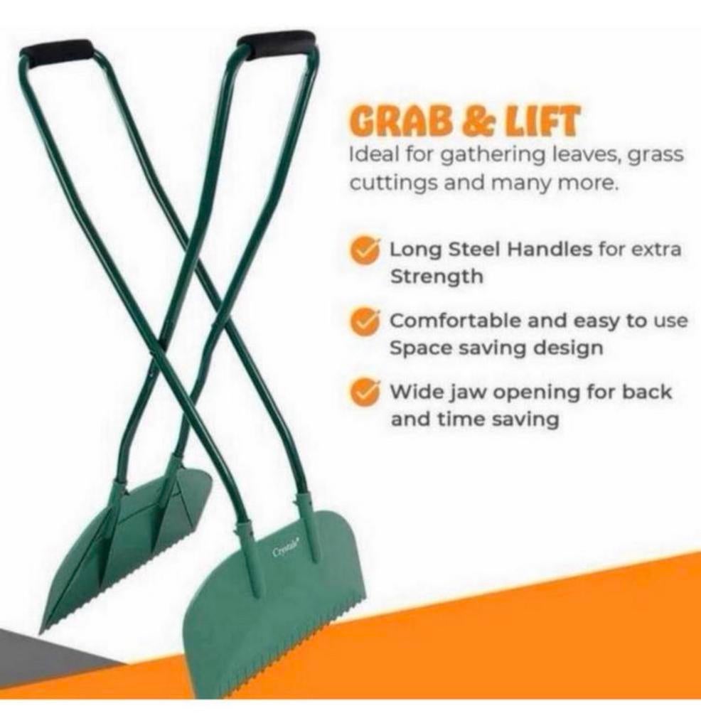 Hark Grijper Tuin-afval park bladeren lang verzamelaar XL, Nieuw, Ophalen of Verzenden, H, H