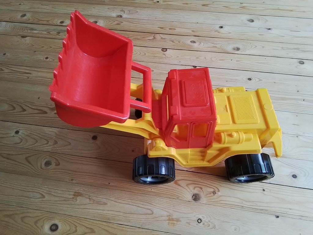 Grote bulldozer, Ophalen, Zo goed als nieuw