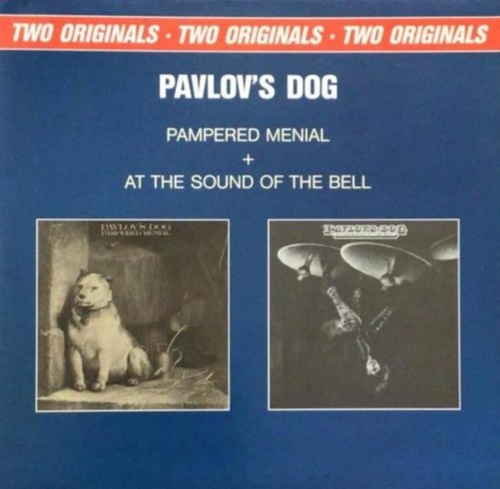 2CD Pavlov's Dog: Pampered Menial + At The Sound Of The Bell, Ophalen of Verzenden, Zo goed als nieuw, Poprock