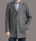 Wollen mantel van s.Oliver Selection maat 50, Kleding | Heren, Ophalen of Verzenden, Zo goed als nieuw, Maat 48/50 (M), Grijs