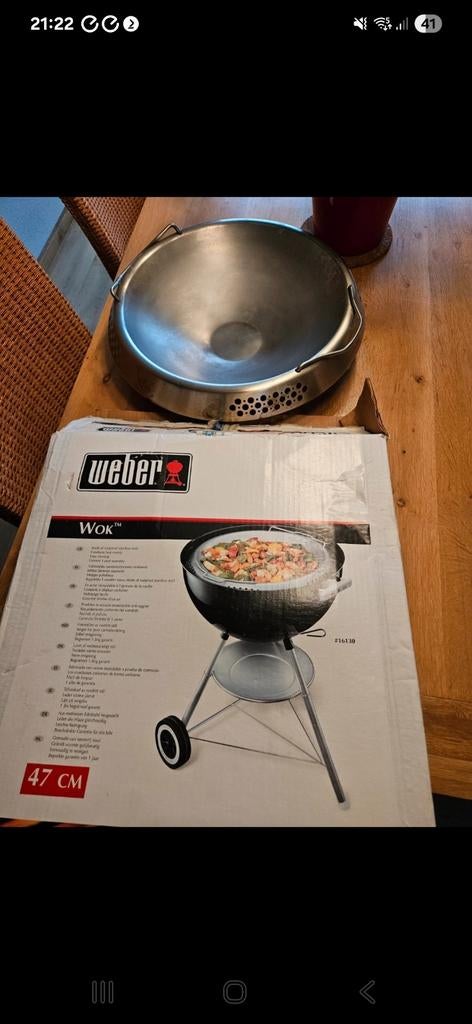 Wok weber, Ophalen, Zo goed als nieuw