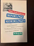 Mondelinge Mededelingen - Willem Frederik Hermans, Boeken, Ophalen of Verzenden, Gelezen, Nederland