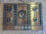 KitchenAid 5-pits gasfornuis - RVS, Ophalen of Verzenden, Zo goed als nieuw, Gas, Vrijstaand