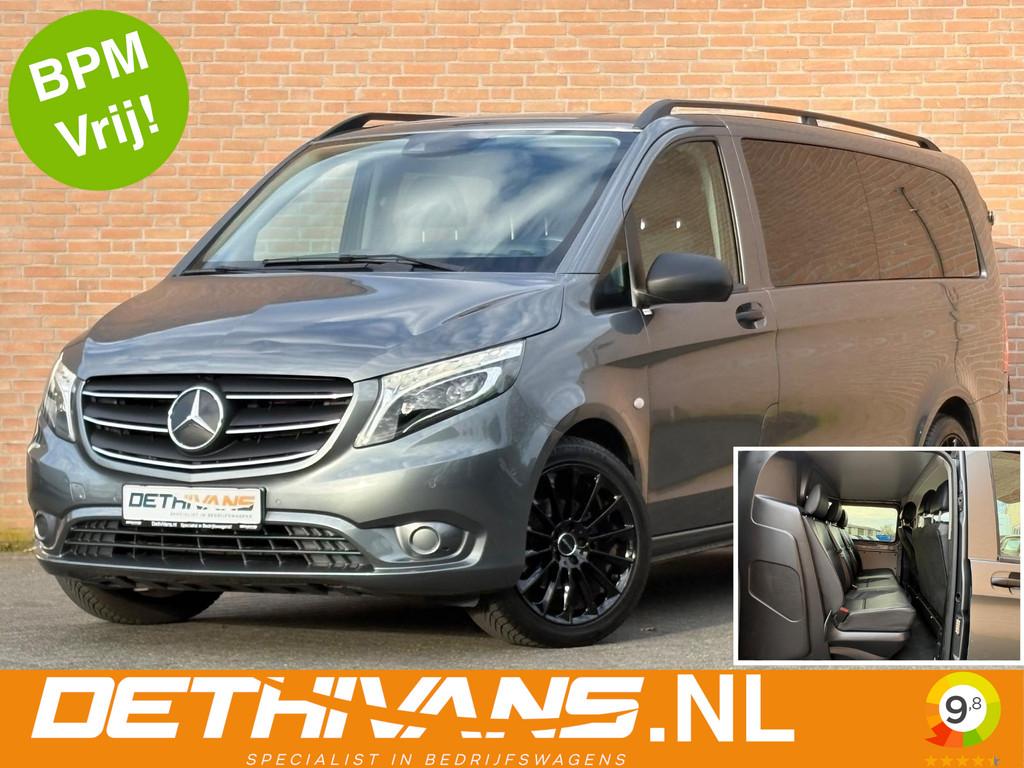 Mercedes-Benz Vito 114CDI 136PK XL Dubbelcabine / Distronic, Auto's, Bestelauto's, Automaat, Gebruikt, 4 cilinders, Met garantie (alle)