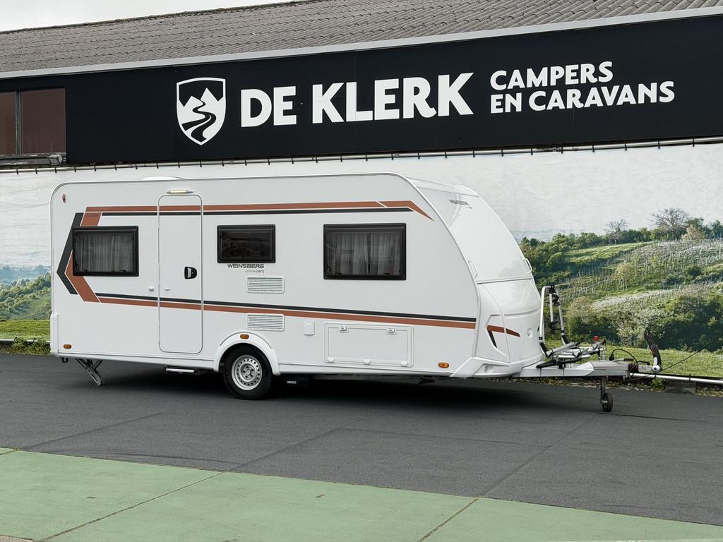 Weinsberg CaraOne 480 EU Edition HOT (bj 2021), Caravans en Kamperen, Overige merken, 7 tot 8 meter, Bedrijf, Info@deklerkcaravans.nl