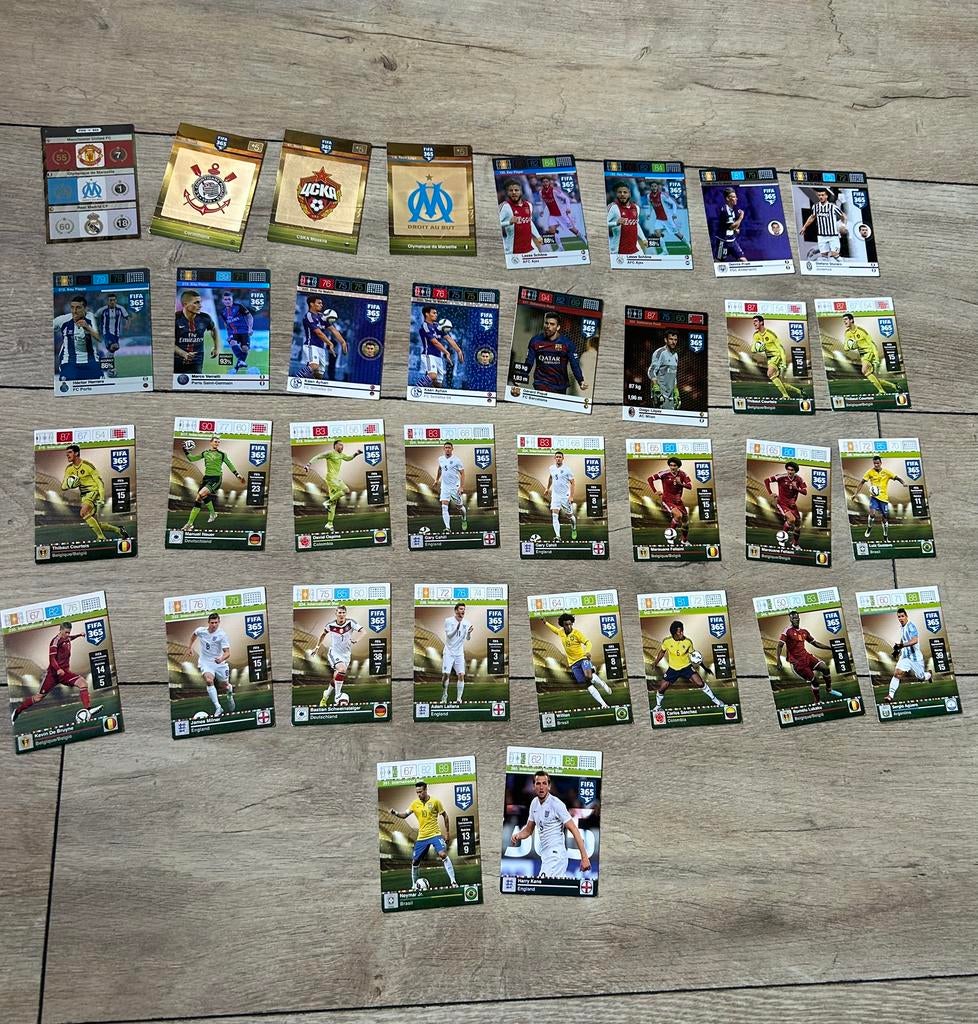 Panini Adrenalyn XL FIFA 365 2015/2016 - Kaarten, Ophalen of Verzenden, Zo goed als nieuw, Meerdere plaatjes