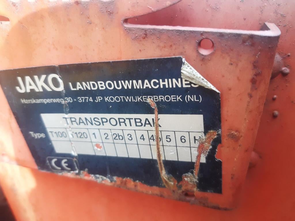 PZ BAK , TRANSPORTBAK.   € 200,-, Zakelijke goederen, Ophalen, Boomteelt, Overige typen