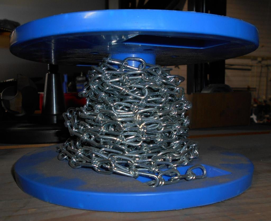 Knoopketting, inwendige 31 mm, dia meter 2,2 mm, ca 8,5 mtr, Ophalen of Verzenden, Nieuw, 50 tot 100 mm, Rvs