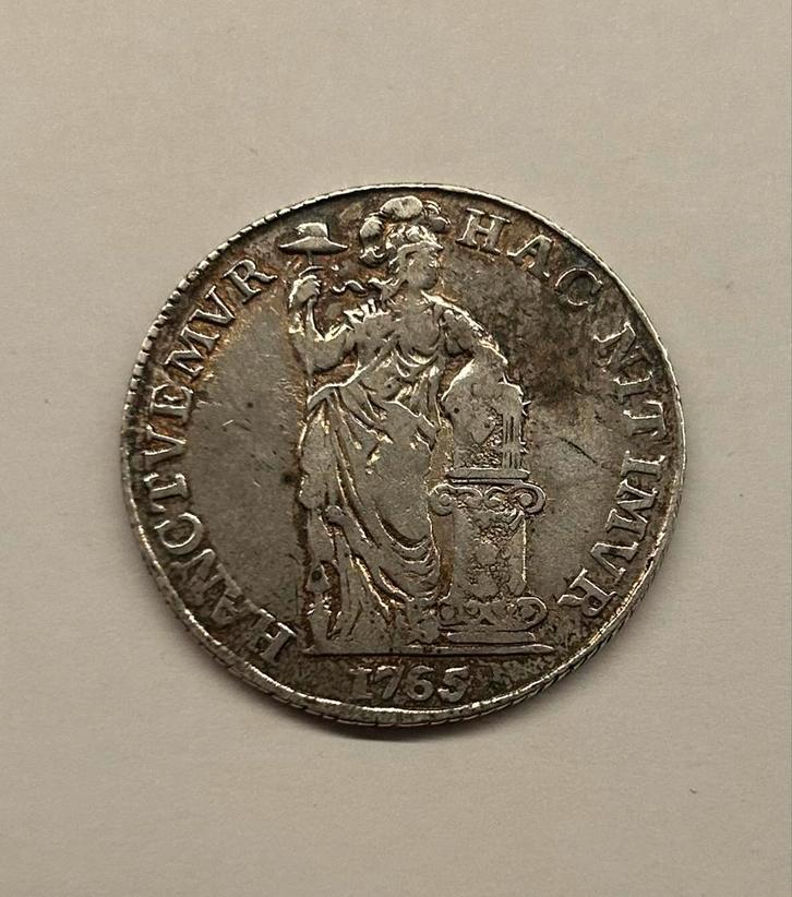 Zilveren dukaat 1765, Postzegels en Munten, Munten | Nederland, Losse munt, Overige waardes, Vóór koninkrijk, Zilver, Ophalen of Verzenden