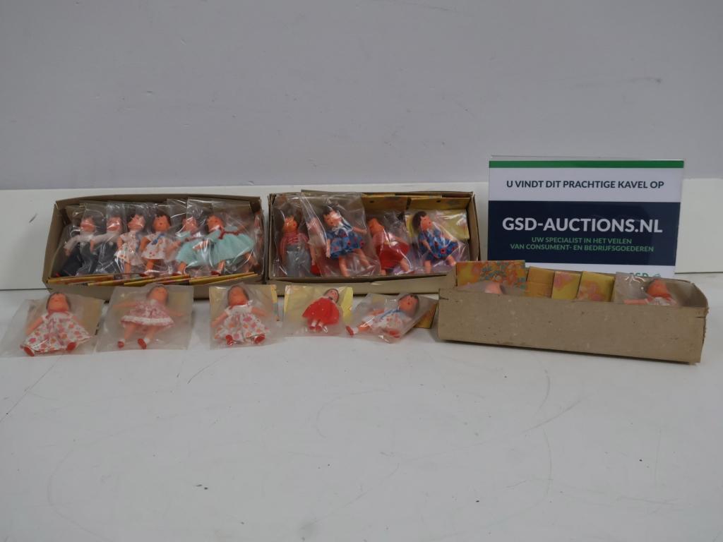 Set van 21 Vintage Ari Poppenhuispoppen, Ophalen of Verzenden