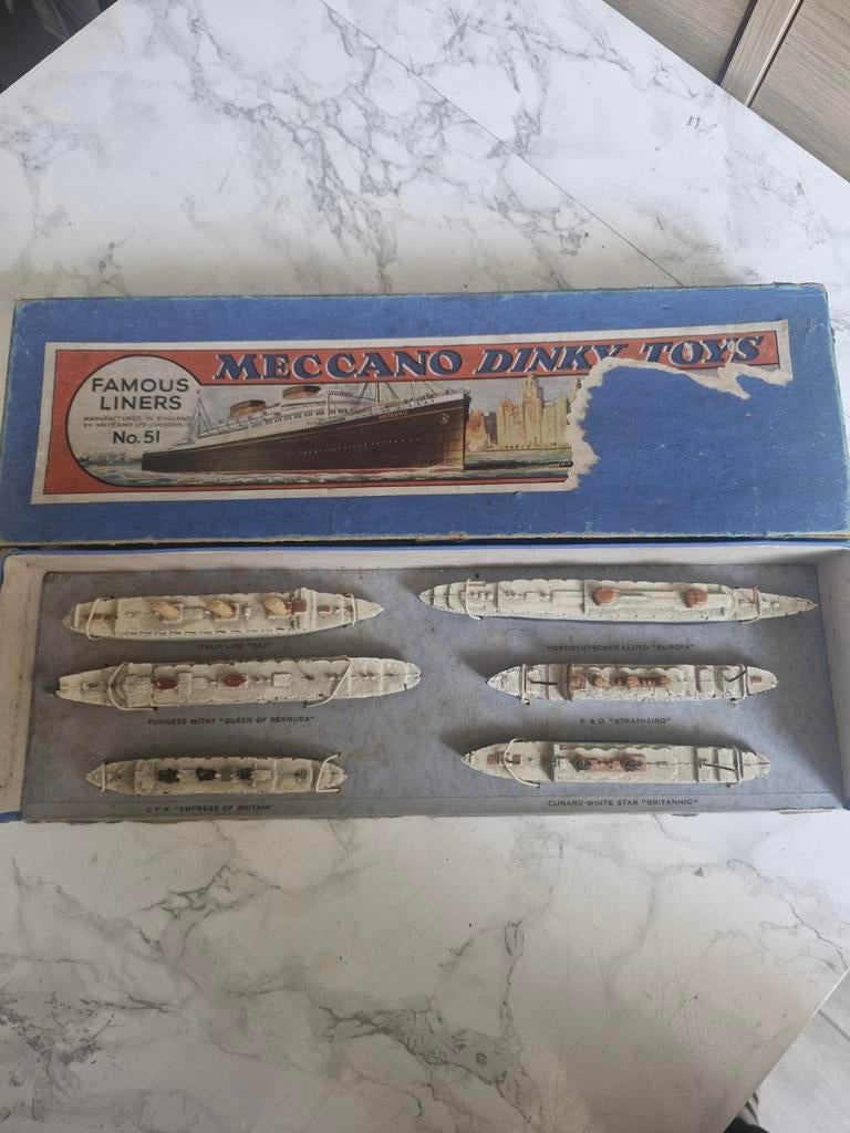 Meccano dinky toys famous liners no. 51, Ophalen of Verzenden