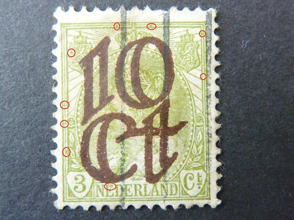 plaatfout 57 pm op 116, gestempeld., Postzegels en Munten, Postzegels | Nederland, Verzenden, T/m 1940, Gestempeld