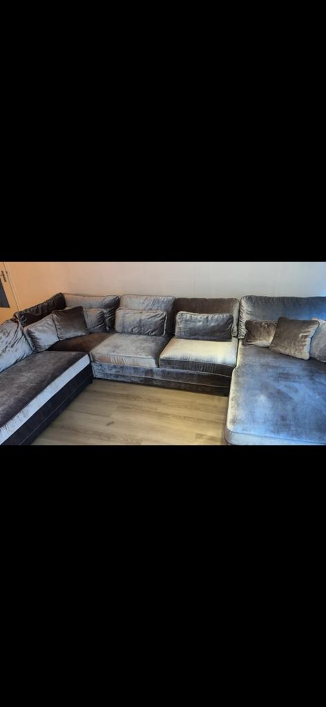 U bank/ Hoekbank Eric kuster, Ophalen of Verzenden, Zo goed als nieuw, 75 tot 100 cm, Vierpersoons of meer