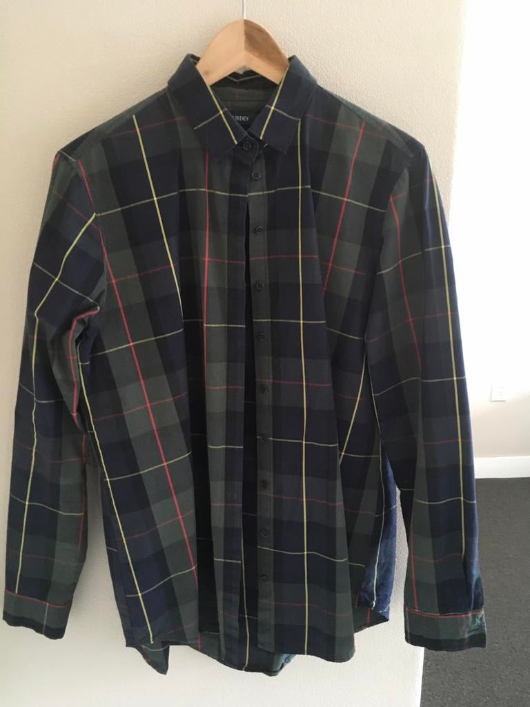 Purdey katoenen damesblouse, Ophalen of Verzenden, Zo goed als nieuw, Maat 38/40 (M), Blauw